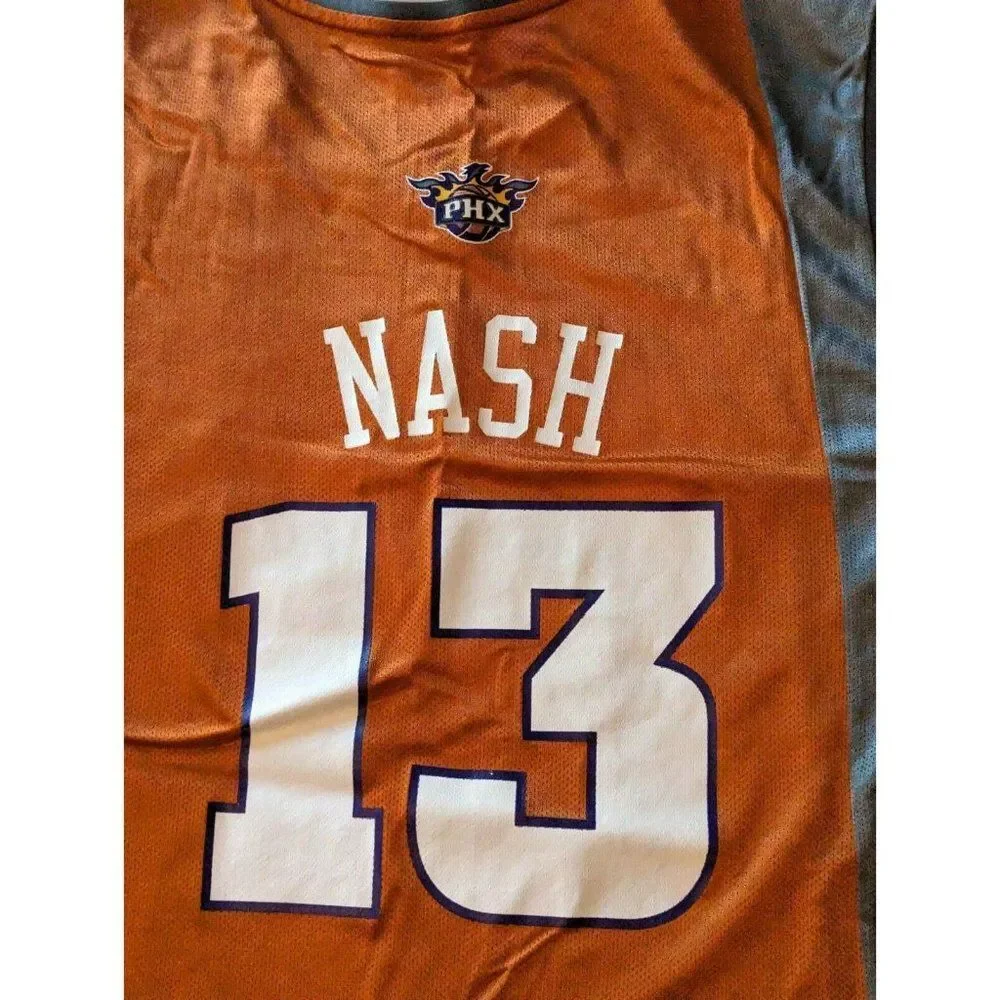 * Phoenix Suns Vintage Alternate Orange Steve Nash #13 Jersey, XL Adult Men
